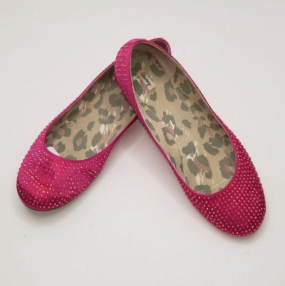 Olsenboye Pink Rhinestone Ballet Flats Size 10 - Picture 7 of 7